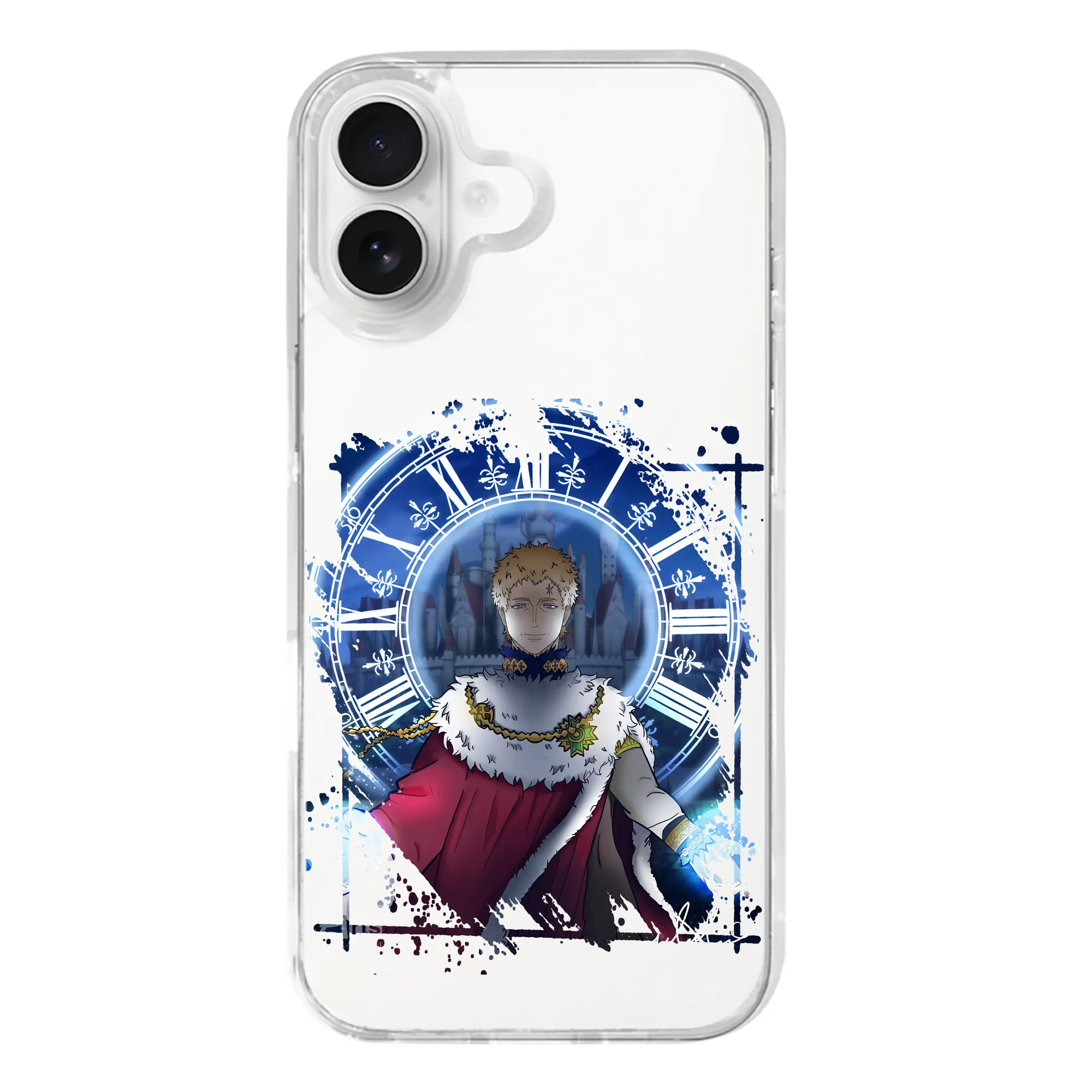 ブラッククローバー グッズ ユリウス・ノヴァクロノ - iPhone 17シリーズ 透明スマホケース – 薄型・耐衝撃・精密フィット保護カバー